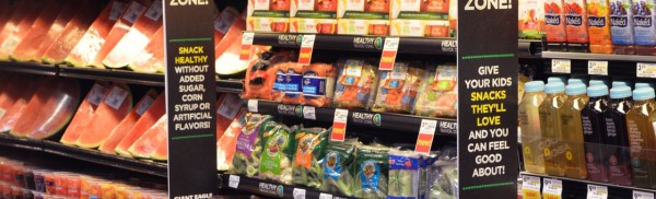 healthy snack display